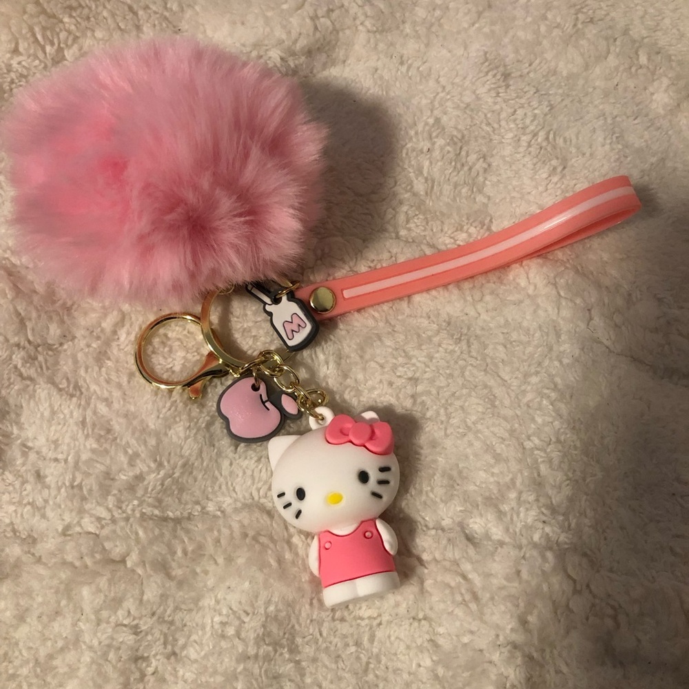 Hello Kitty NWOT keychain+bag charm - Picture 1 of 2